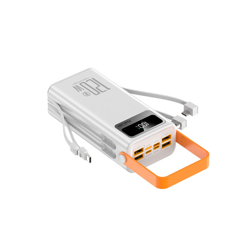 Tragbare Powerbank mit Multifunktionalem Ladeanschluss und Integrierter Schnellladetechnologie Brehn