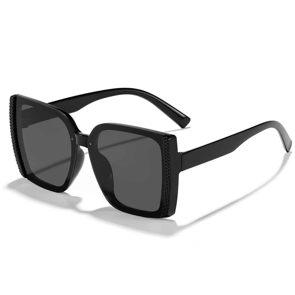 Damen Mode-Sonnenbrille im modernen Leopardenmuster mit Glamour-Elementen Brehn