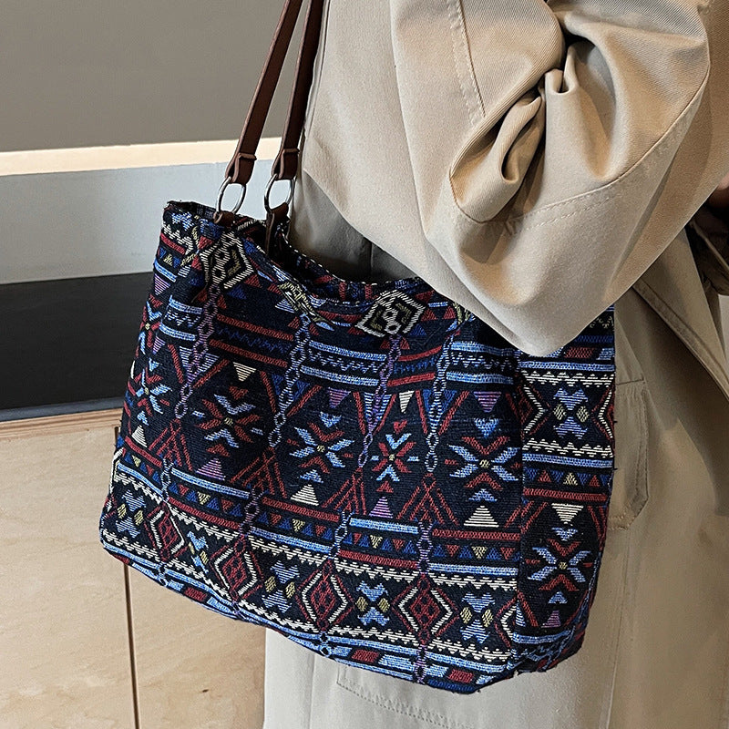 Bohemian-Stil Geflochtene Handtasche