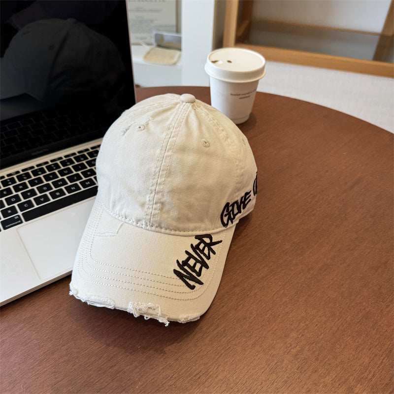 Unisex Distressed Graphic Baseball Cap Brehn