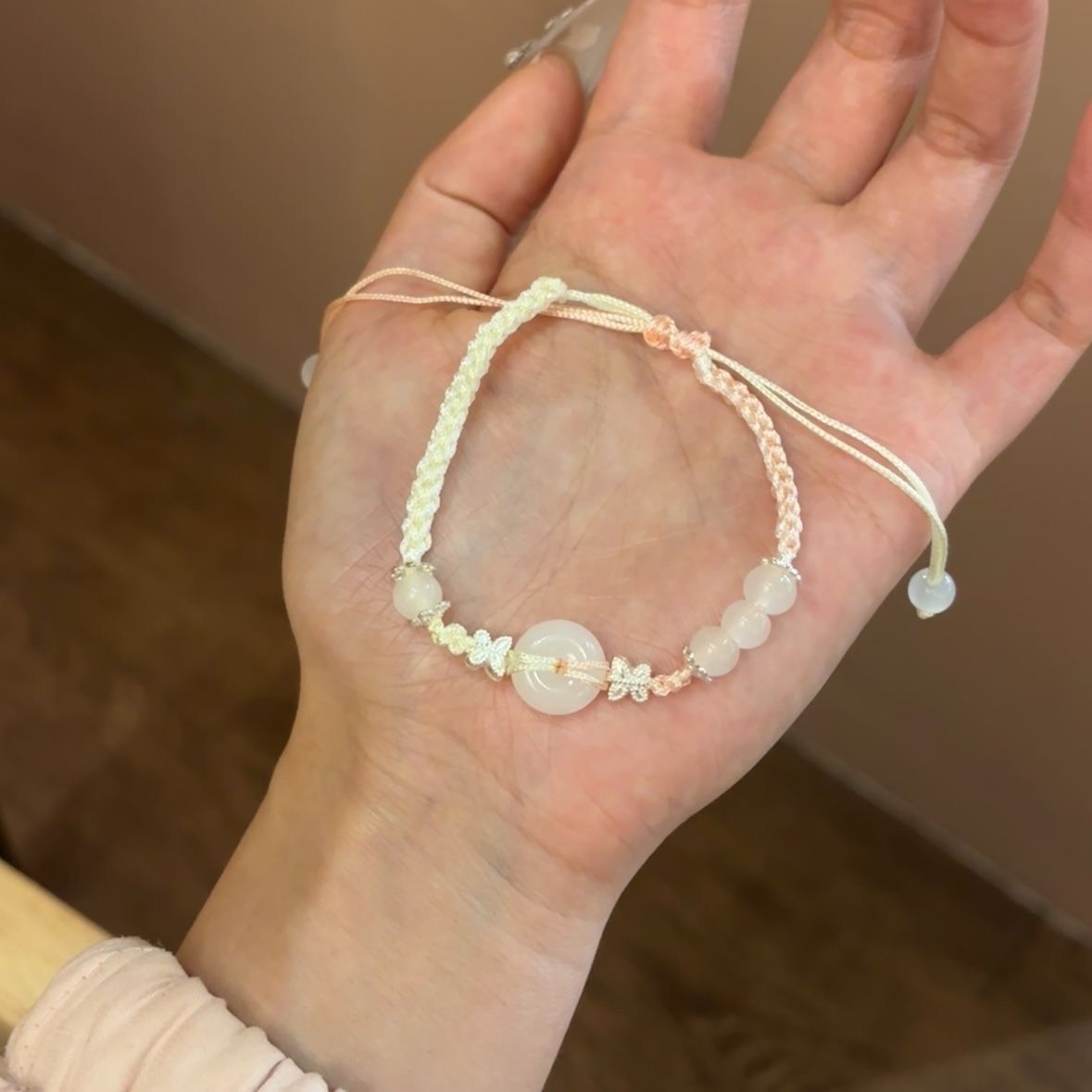 Verstellbares Perlenarmband Brehn