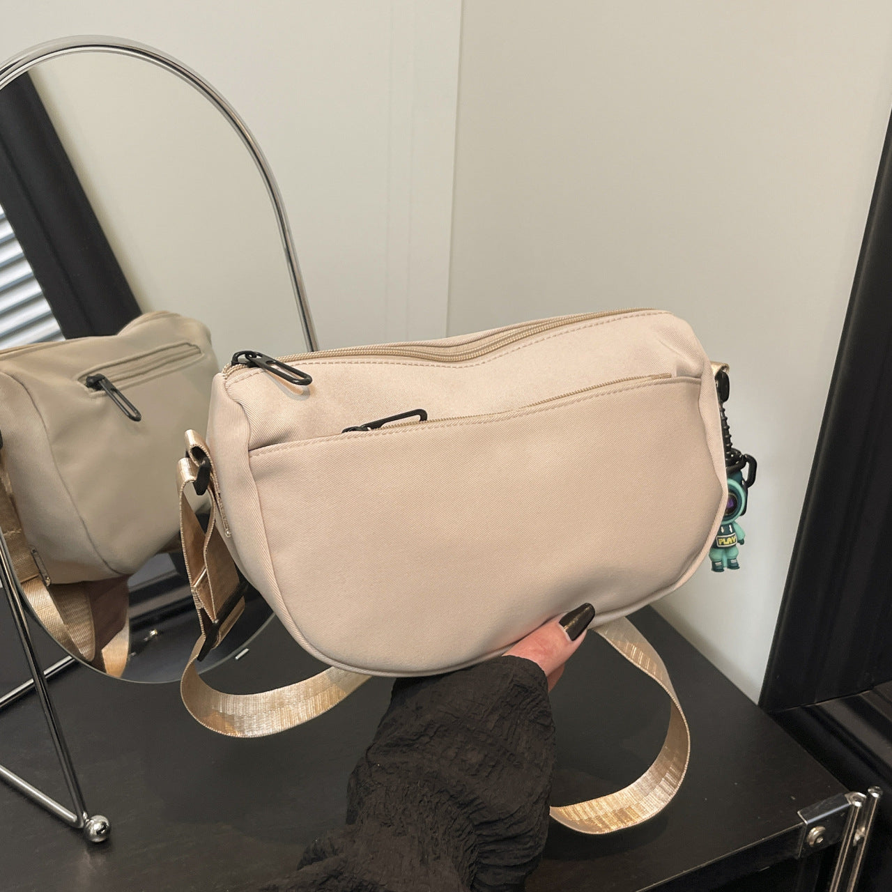 Kompakte Crossbody Messenger Bag Brehn