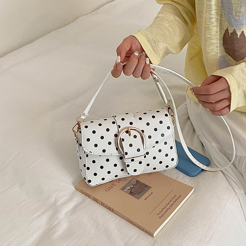 WoStylish Polka Dot Umhängetasche Brehn