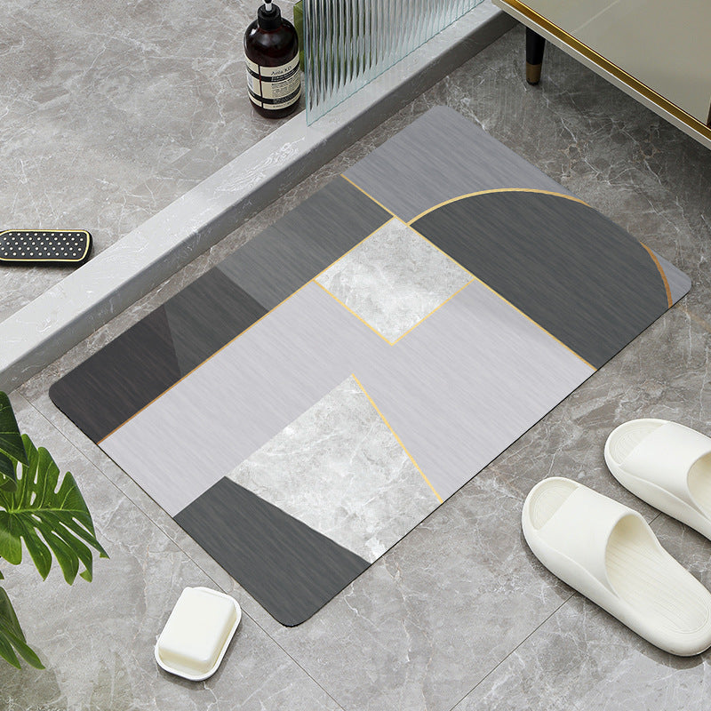 Moderne Minimalistische Badezimmermatte Brehn