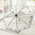 Damen Faltbarer Regenschirm mit Blumenmuster Brehn
