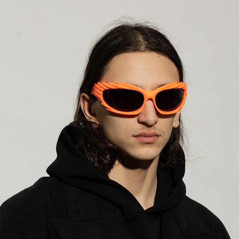 Damen sportliche und stylische Sportsonnenbrille mit innovativem Design Brehn