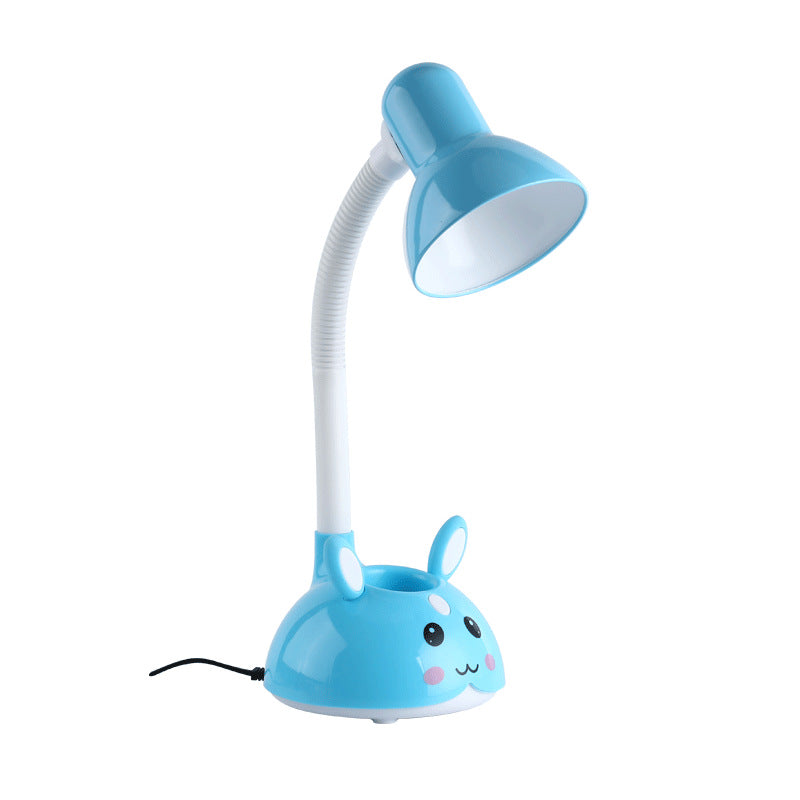 Süße Hasen-Schreibtischlampe mit Bleistifthalter