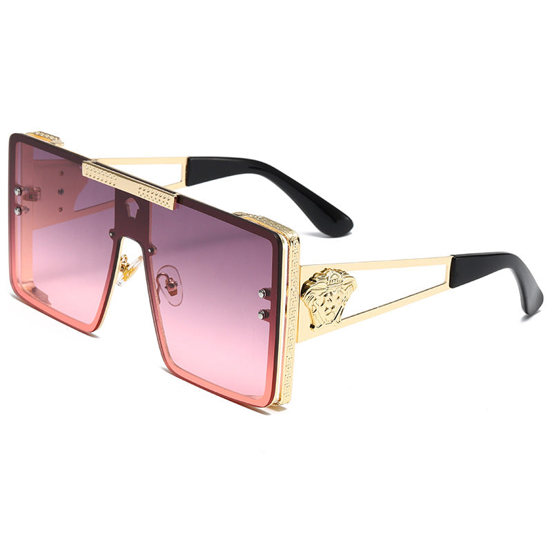 Damen oversized Luxus-Sonnenbrille mit filigranem Designelement Brehn