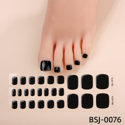 Elegante Fußnagelaufkleber