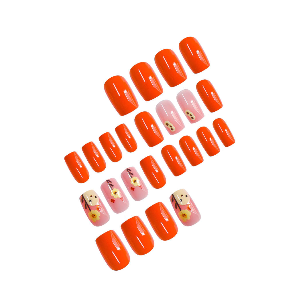 Künstlerische Floral Nagelkunst Brehn