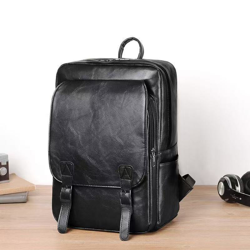 Leder Laptop Rucksack Brehn