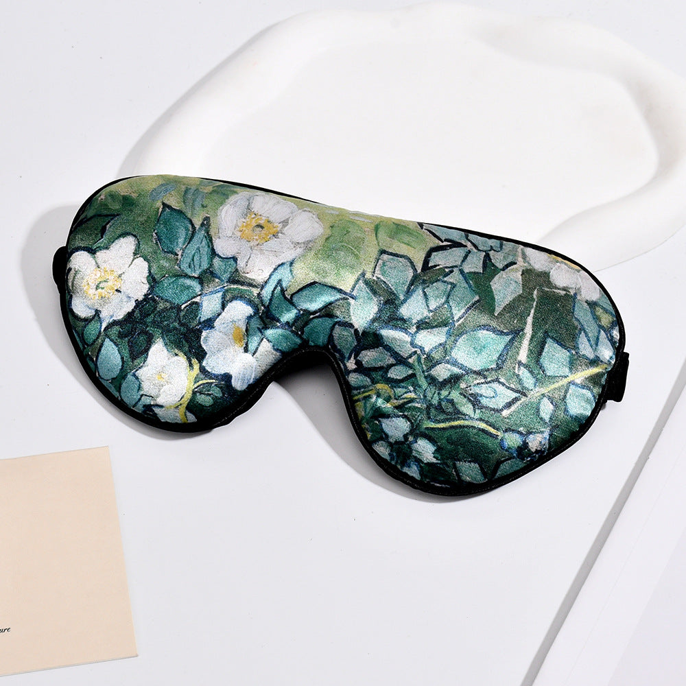 Unisex nan weiche ergonomische Schlafmaske mit konturierter Augenpartie und verstellbarem Elastikband Brehn