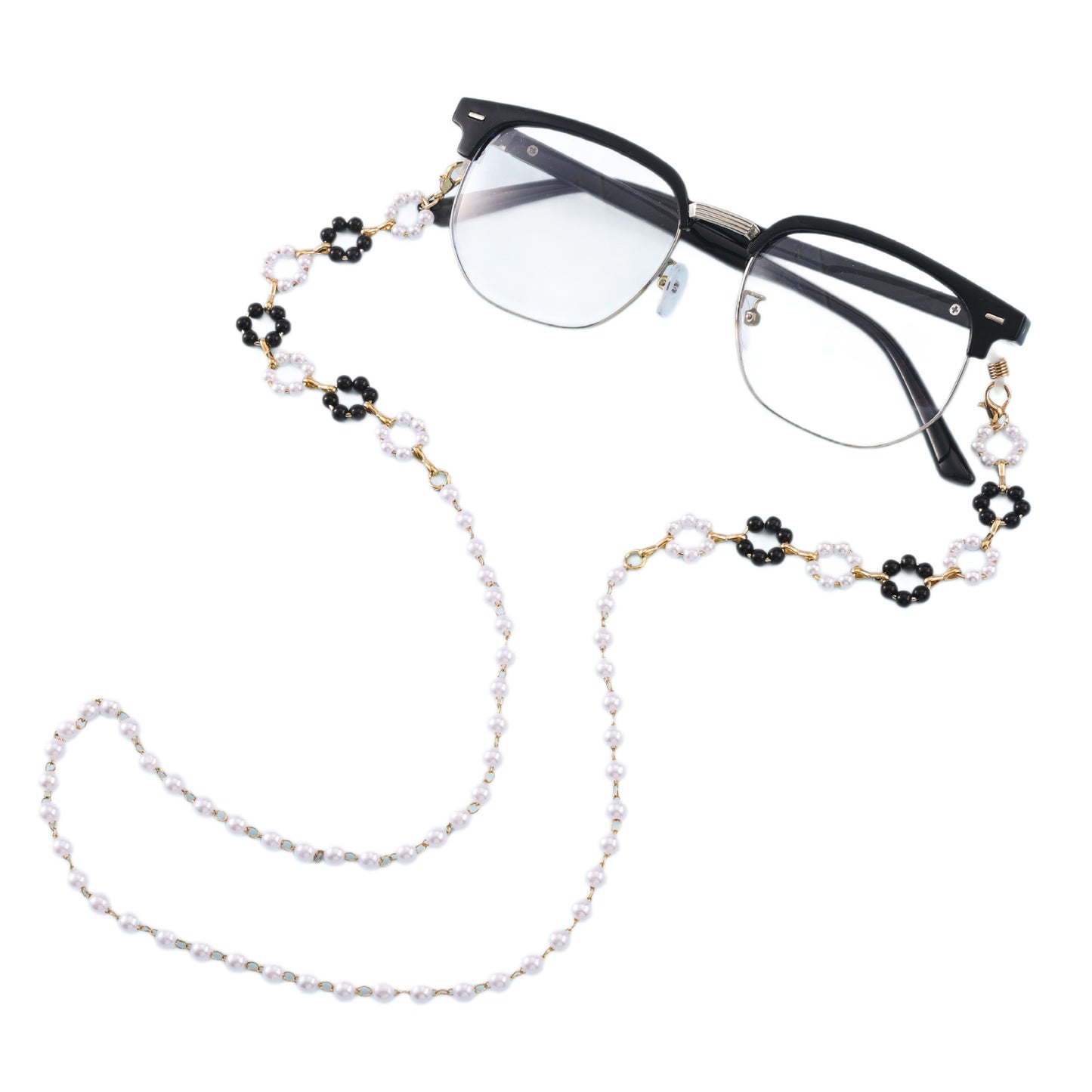 Elegante Perlen Brillenband Brehn