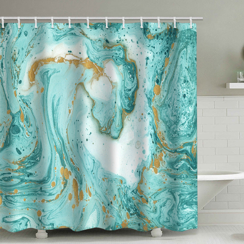 Abstract Marmor Design Duschvorhang Brehn