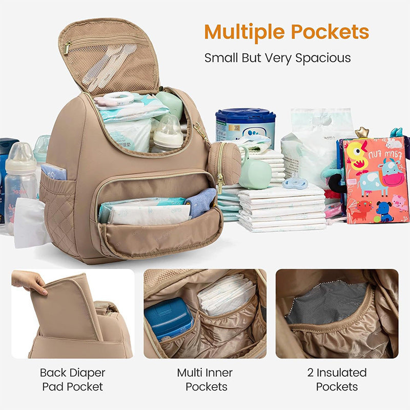 Modischer Backpack mit Isolierendem Innenraum und Mehreren Reißverschlussfächern Brehn