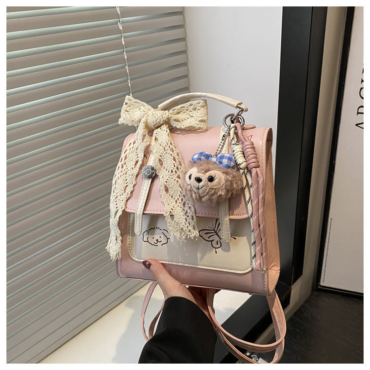 Verspielter Bogen-Detail Mini-Rucksack Brehn