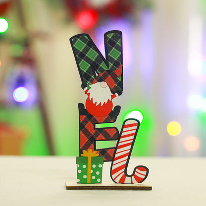 Festliche Holzdekoration mit Weihnachtsmotiv Brehn