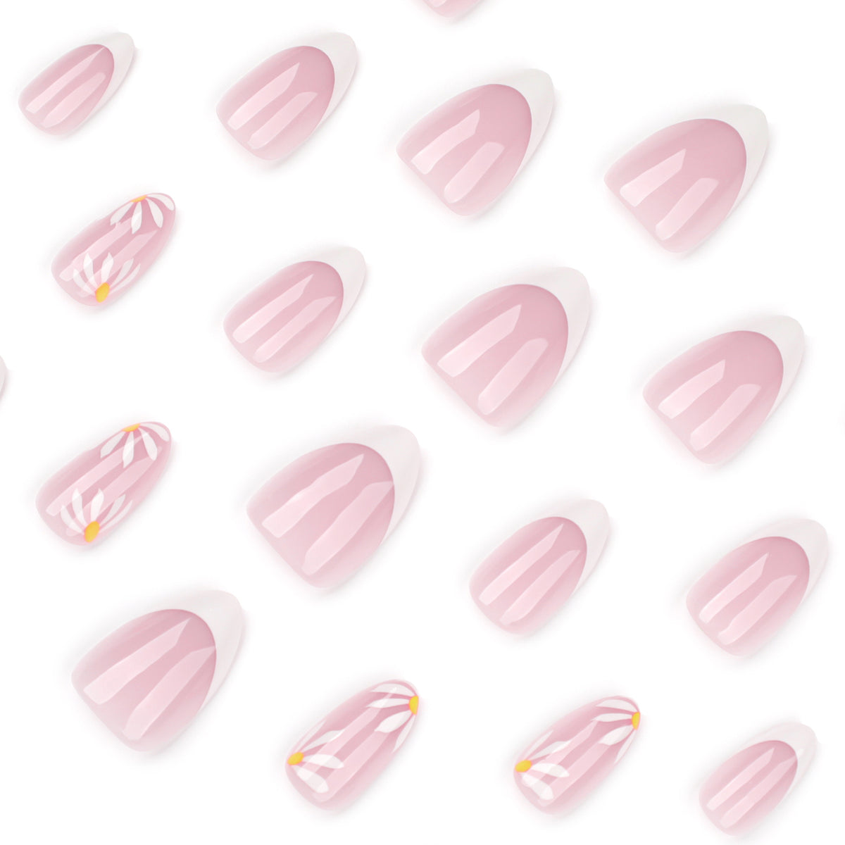 Elegante Nagelkunst mit Blütenmotiven Brehn