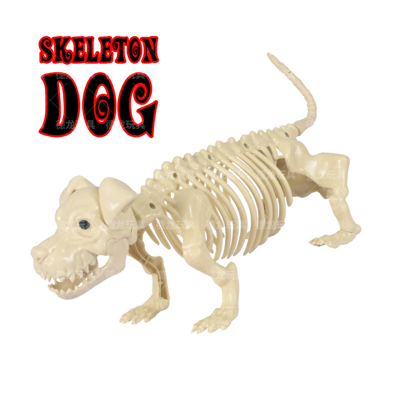 Dekorative Skelett-Hund-Figur Brehn