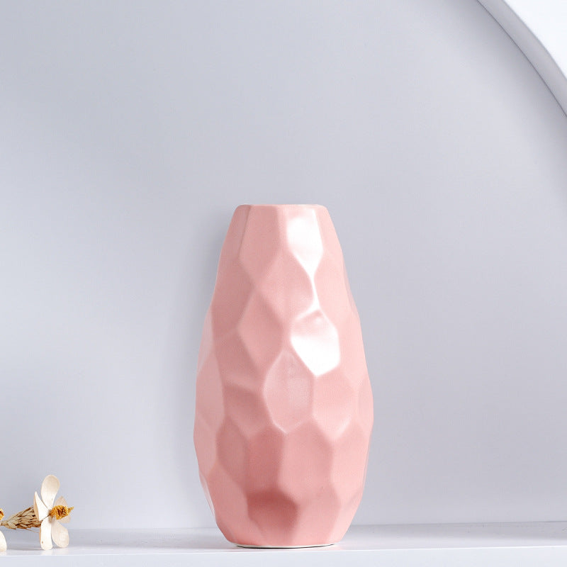 Einzigartige geometrische Keramikvase Brehn