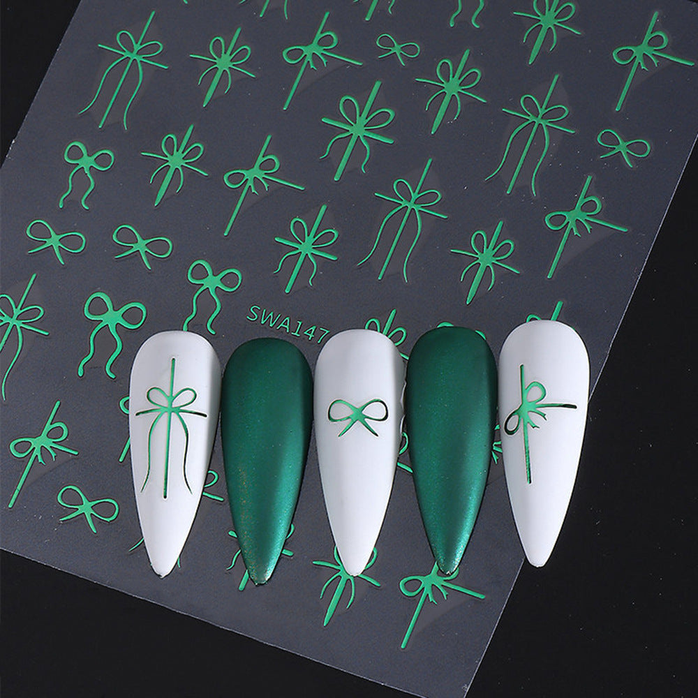 Dekoratives Nagelkunst-Schablonen-Set