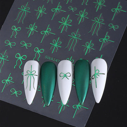 Dekoratives Nagelkunst-Schablonen-Set