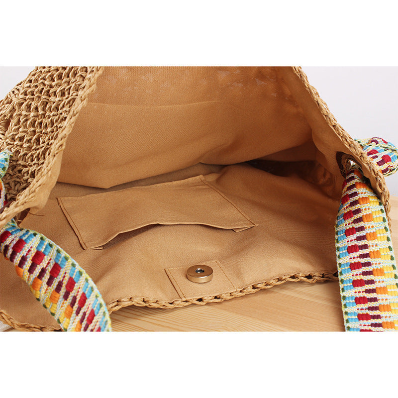 Handtasche mit Gestreiftem Tragegurt Brehn