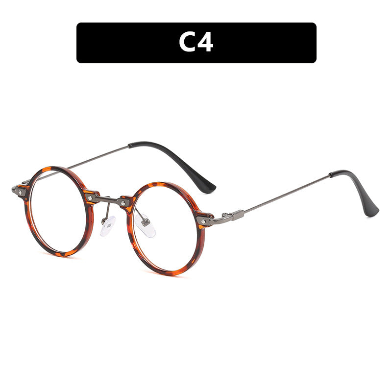 Damen modische runde Sonnenbrille mit stylischem Metallrahmen und polarisierenden Gläsern Brehn