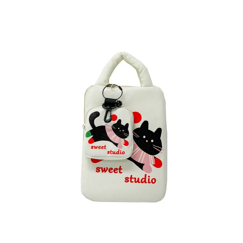 Laptoptasche mit Kreativem Katzenmuster Brehn