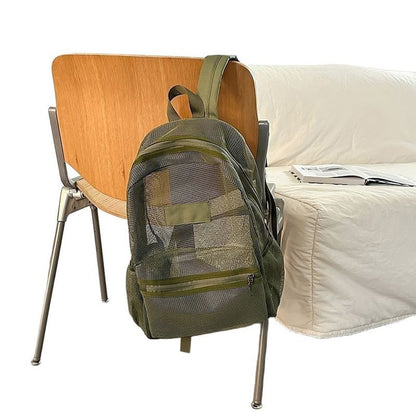 Stylische Mesh-Rucksack Brehn