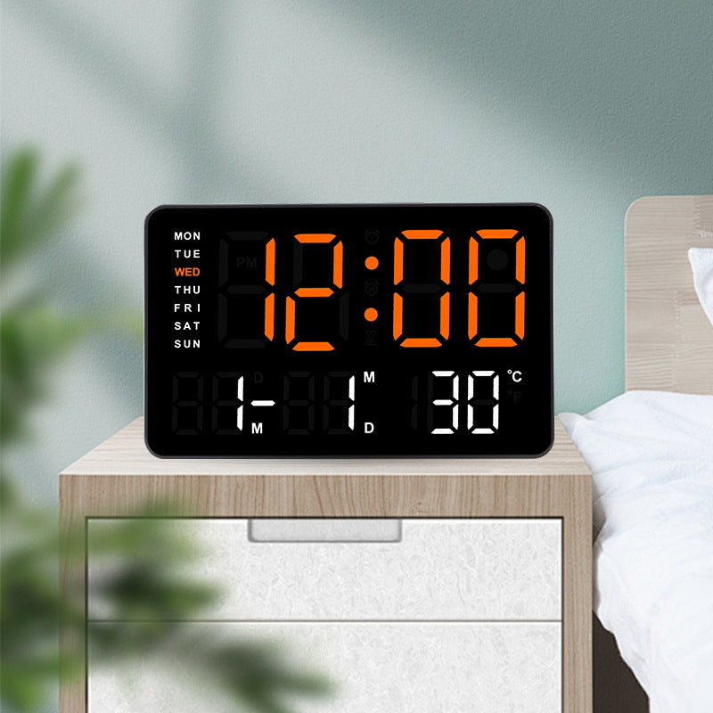 Digitaler Wandwecker mit Temperatur- und Datumsanzeige Brehn