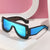 Damen futuristische Oversized Sonnenbrille Brehn