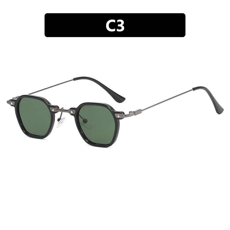 Damen modische Sonnenbrille im eleganten Design mit sechseckigem Rahmen Brehn