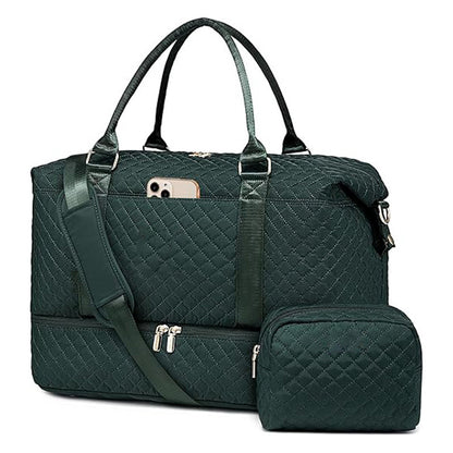 Vielseitige Gesteppten Weekender-Tasche Brehn
