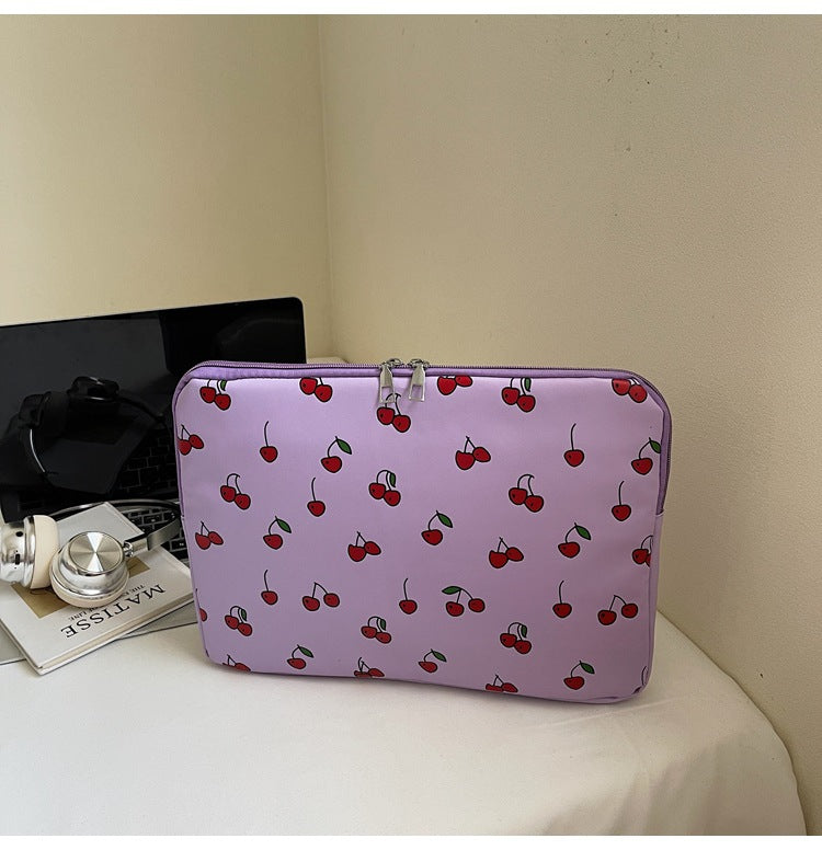 Verspielte Kirschmotiv Laptop Sleeve Brehn