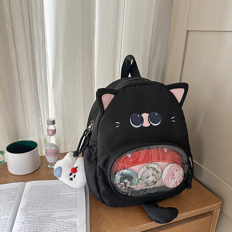 Süßer Katzen-Themen Mini-Rucksack