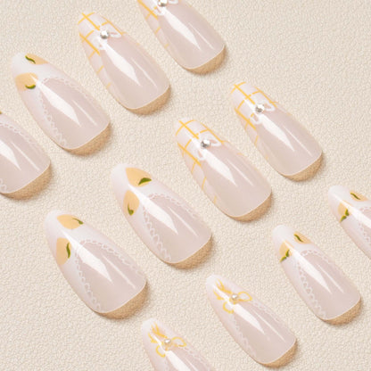 Elegantes Press-On Nagelkunstset