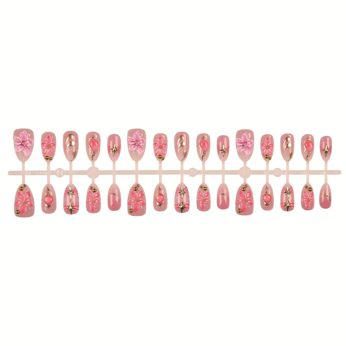 Dekoratives Florales Nagelkunstset