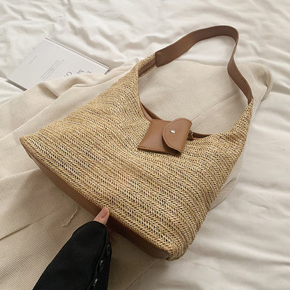 Bohemian Geflochtene Strohtasche