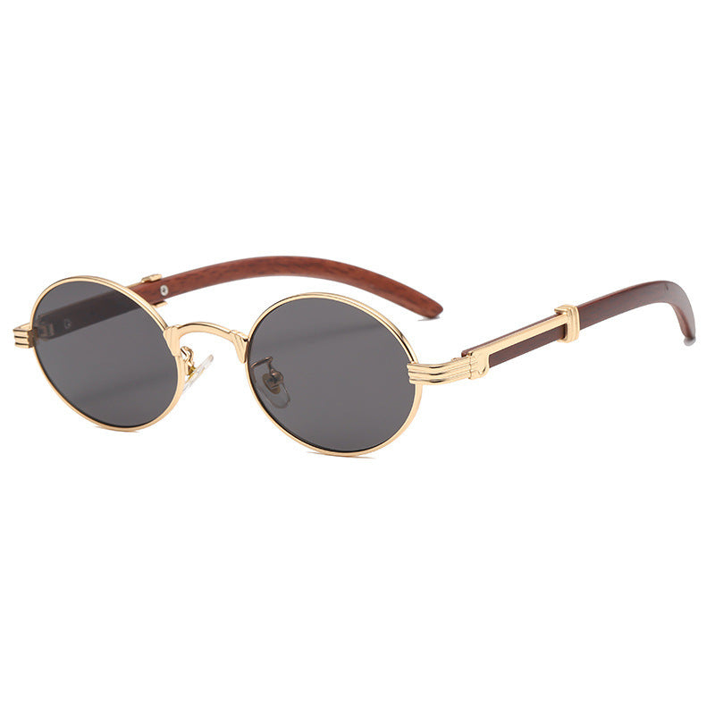 Elegante Runde Sonnenbrille mit Hochwertigem Metallrahmen Brehn