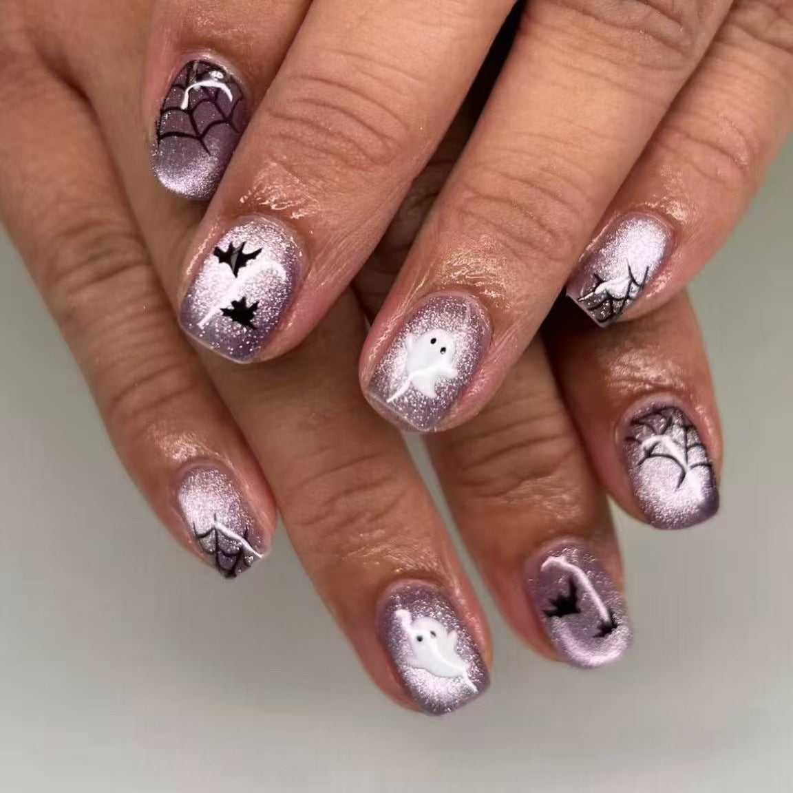 Halloween-Themen Künstlerische Nagelkunst Brehn