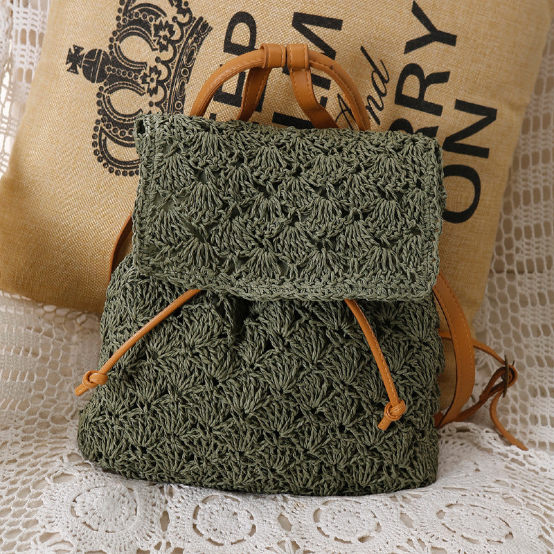 Lässige Rucksacktasche Aus Handgefertigtem Naturmaterial Brehn