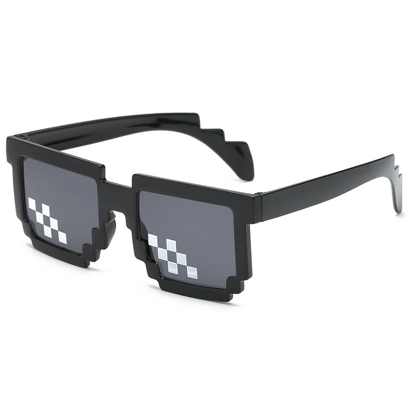Damen auffällige Pixel-Optik Sonnenbrille Brehn