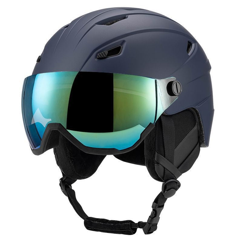 Hochleistungs-Skihelm mit integriertem Visier Brehn
