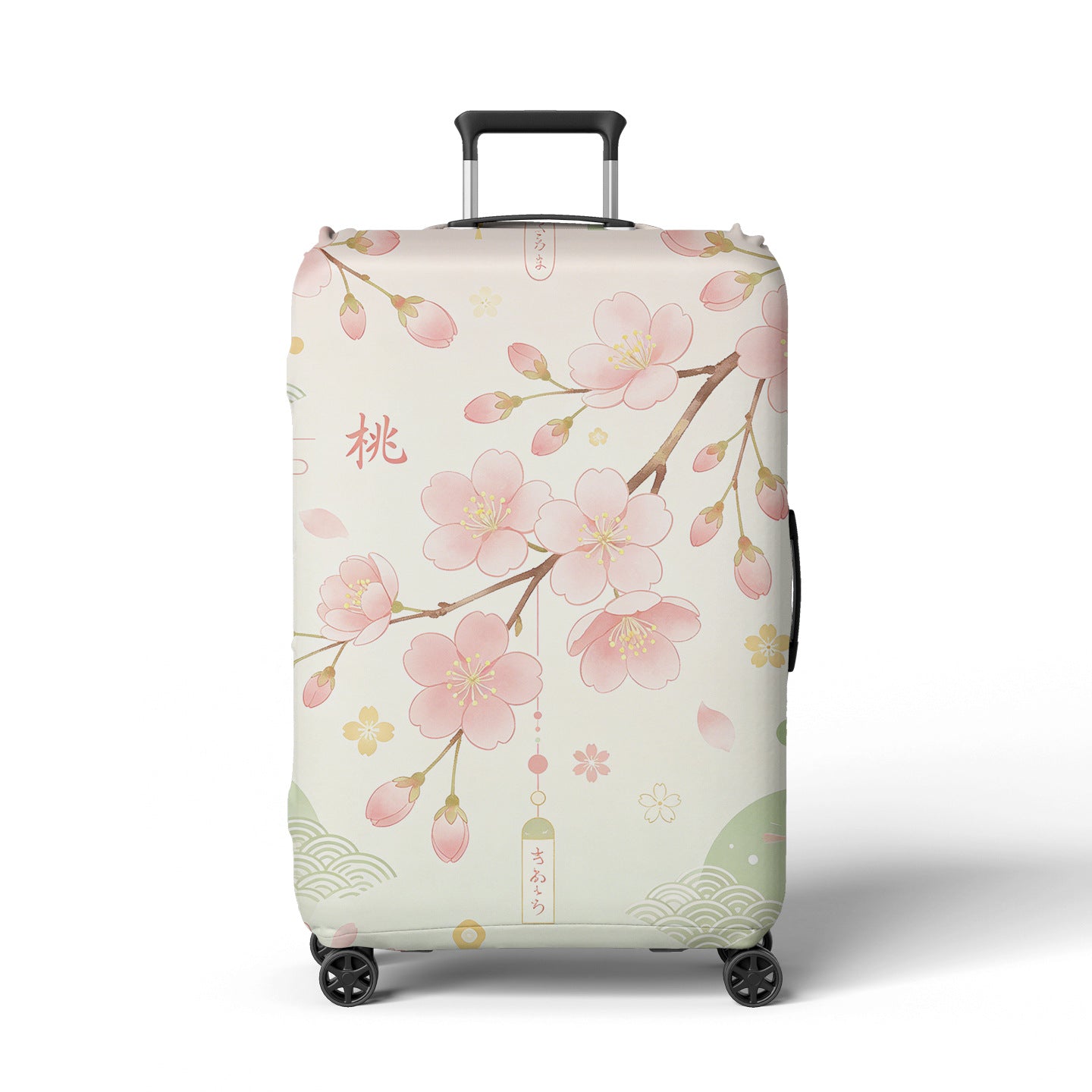Damen Reisekoffer Brehn Blumendesign mit verstellbarem Griff