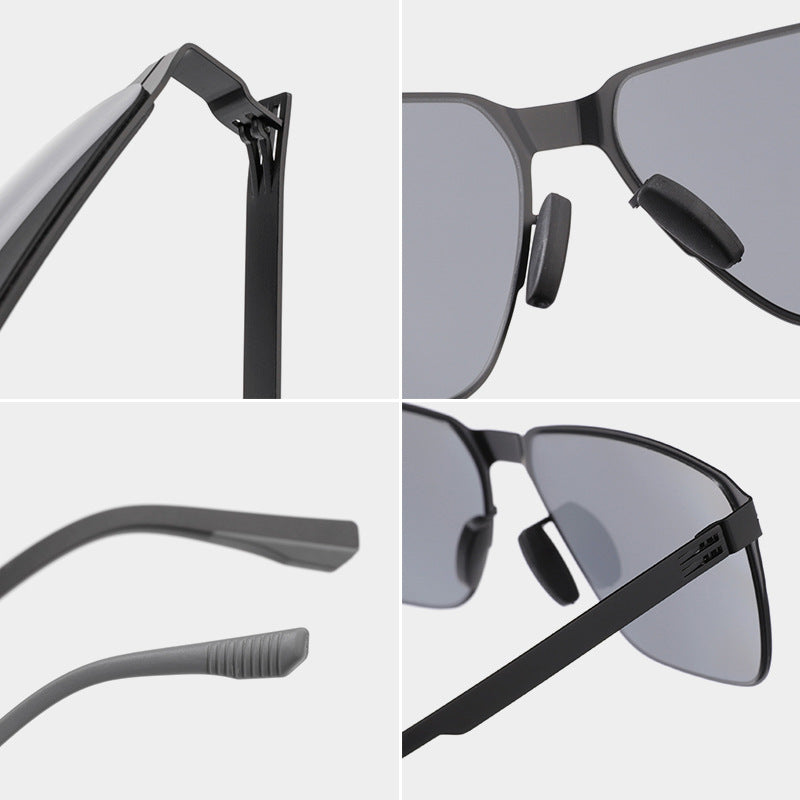 Klassische Übergroße Quadratische Sonnenbrille Brehn
