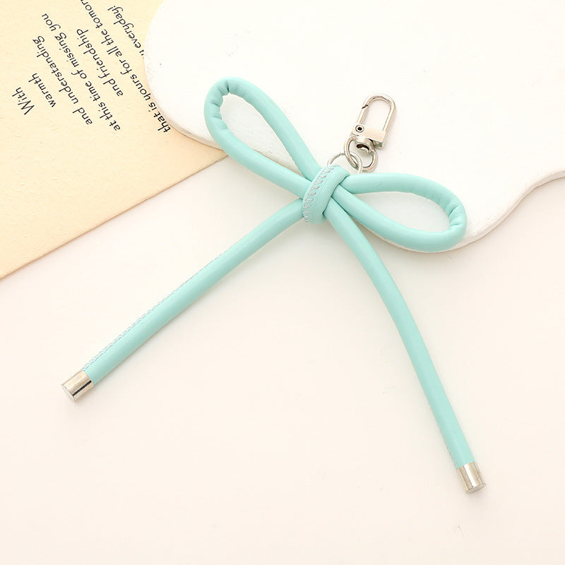 Stylischer Schleifen-Knoten Schlüsselanhänger Halter Brehn