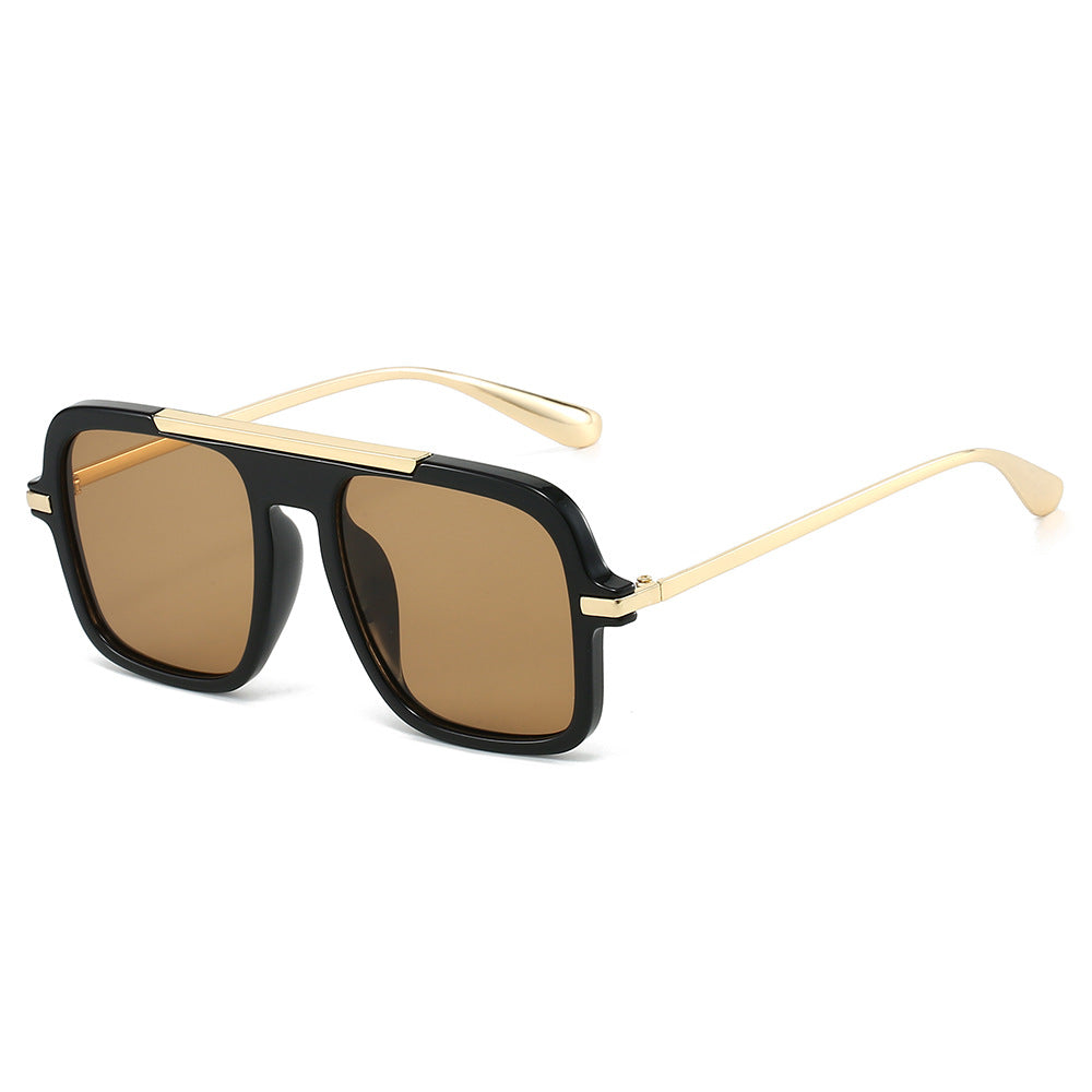 Damen modische Sonnenbrille mit angesagtem quadratischem Rahmen Brehn