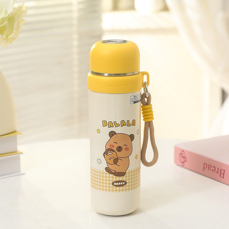 Damen Thermosflasche im verspielten Bären Design Brehn