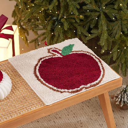 Getuftetes weihnachtliches Tischset mit Lebkuchenhaus-Motiv Brehn